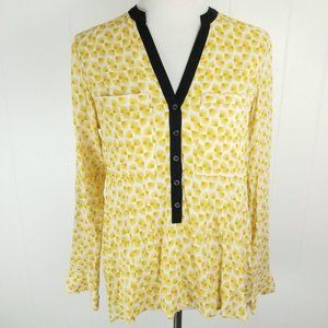 Vanessa & Virginia Mustard Sunburst Blouse